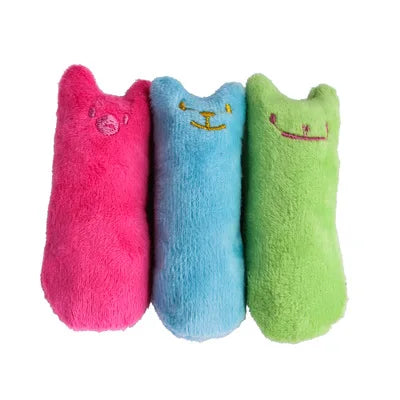 Meow Chew™ – Catnip Plush Chewing Toy with Funny Sounds | Claw & Bite Safe Fun