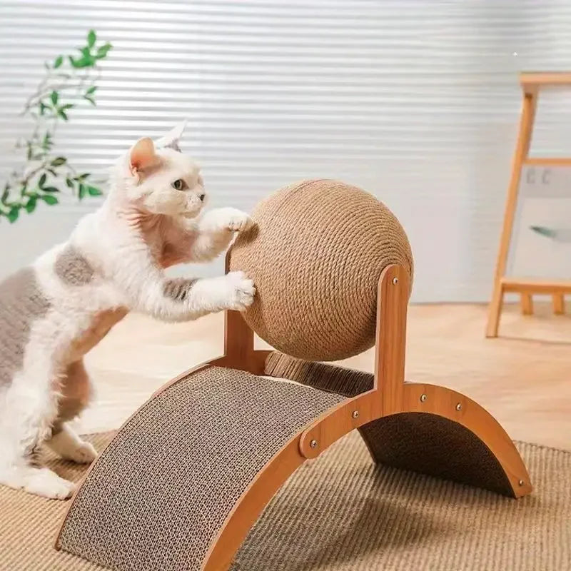 PurrPlay™ – Scratch & Roll Toy for Cats