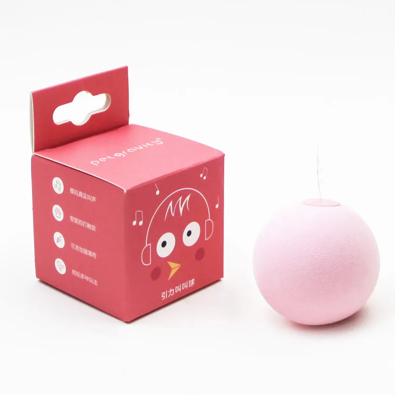 Meow Motion™ – Smart Interactive Cat Ball with Real Animal Sounds & Catnip Fun