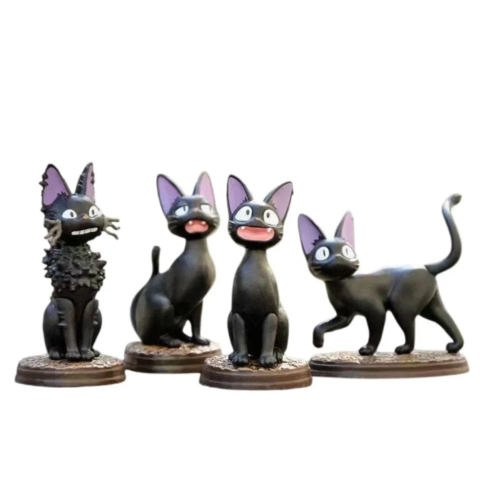 Jiji Magic™ – 6pcs Black Cat Figure Set | Inspired by Hayao Miyazaki’s Beloved Cat