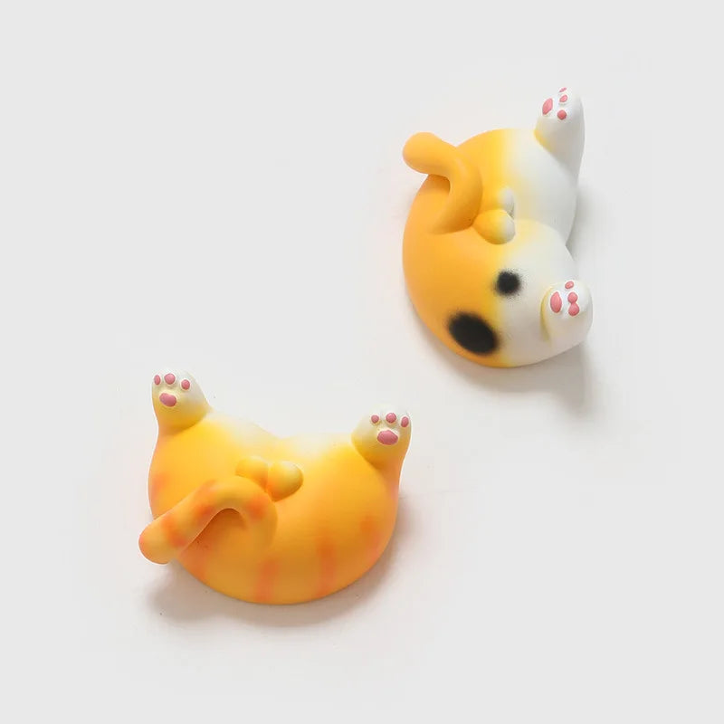 Kitty Butts™ – Funny Cat Butt Fridge Magnets Set | Cute Resin Decoration for Fridge & Office