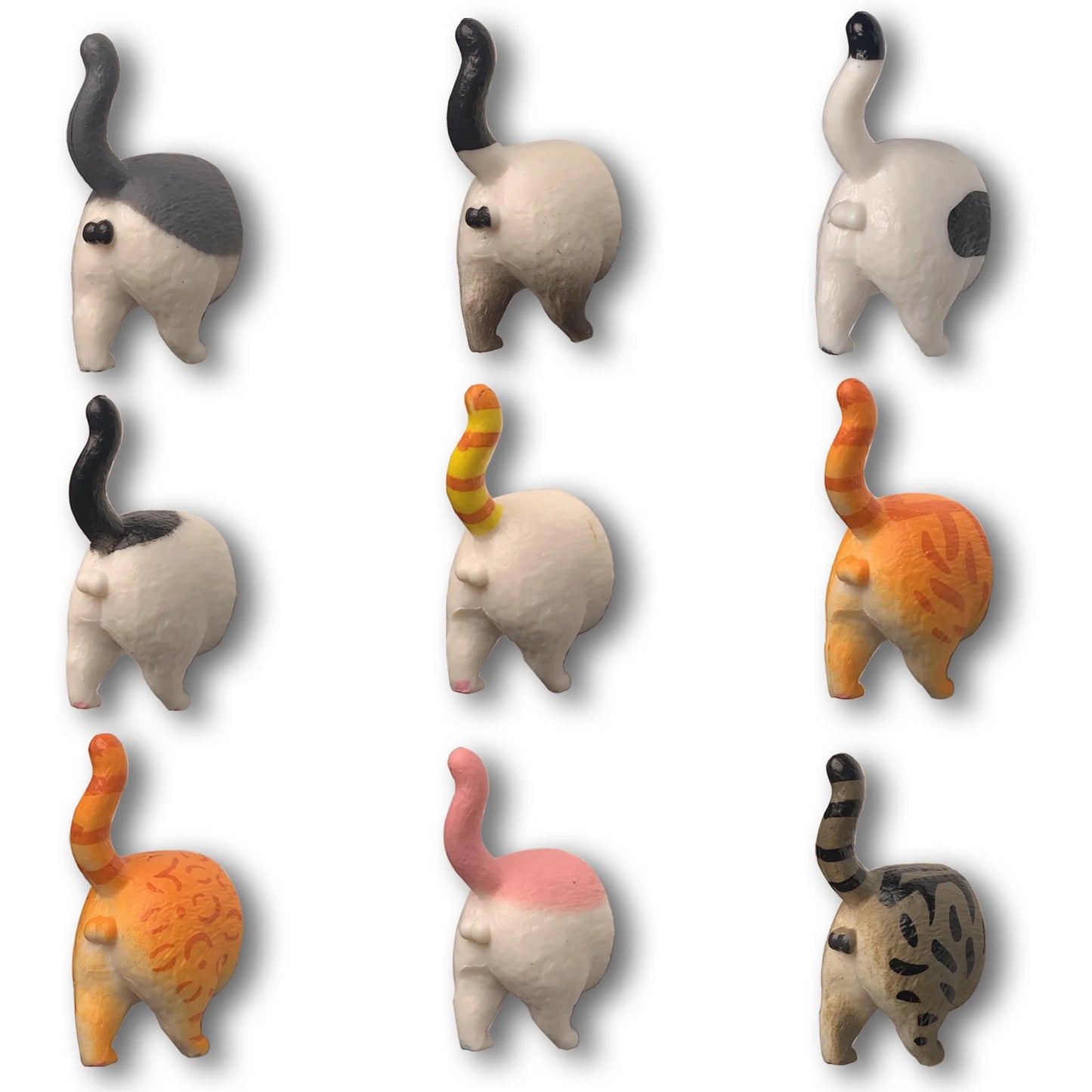 MeowButts™ – 9pcs Funny Cat Butt Fridge Magnets | The Purr-fect Gag Gift!