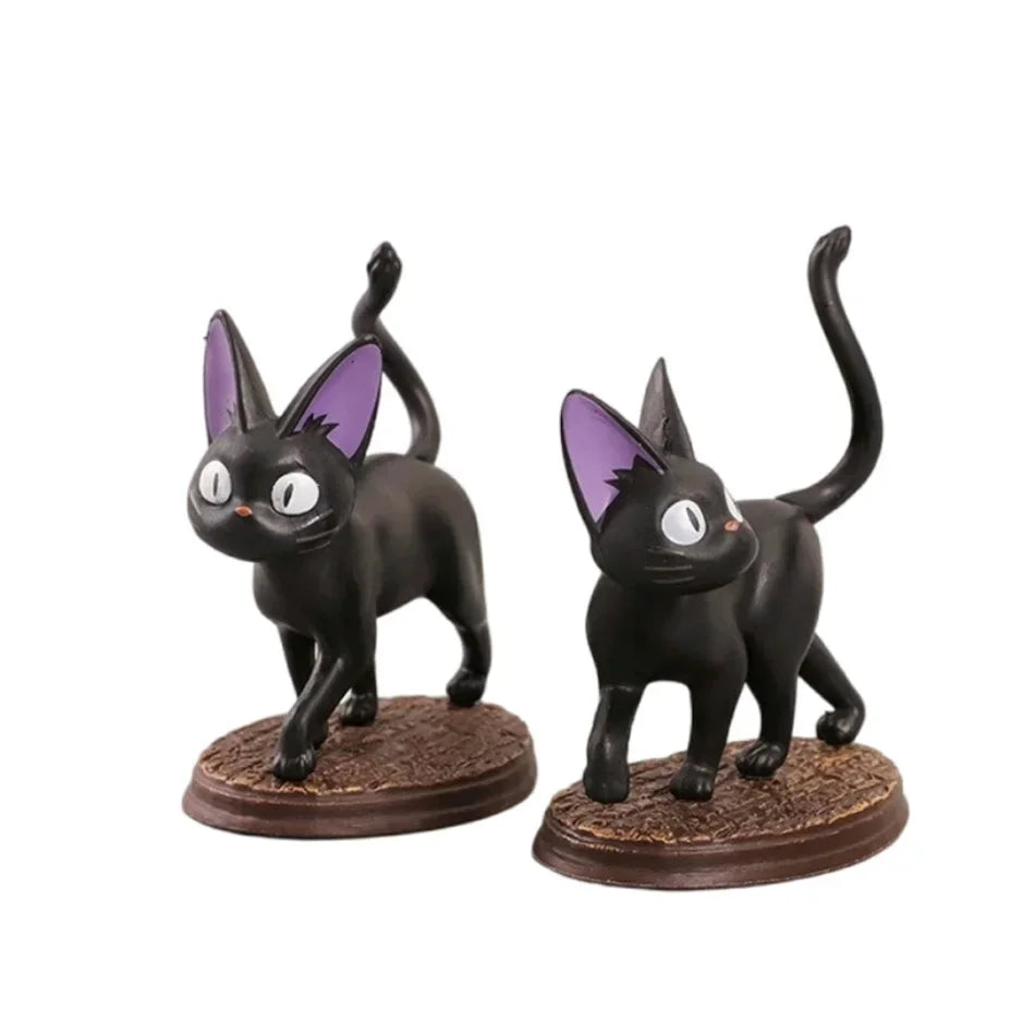 Jiji Magic™ – 6pcs Black Cat Figure Set | Inspired by Hayao Miyazaki’s Beloved Cat