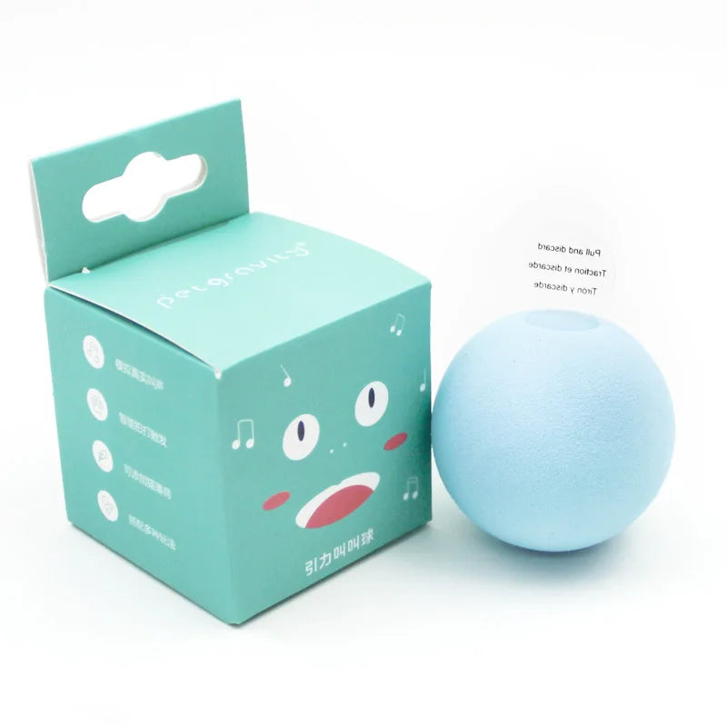 Meow Motion™ – Smart Interactive Cat Ball with Real Animal Sounds & Catnip Fun