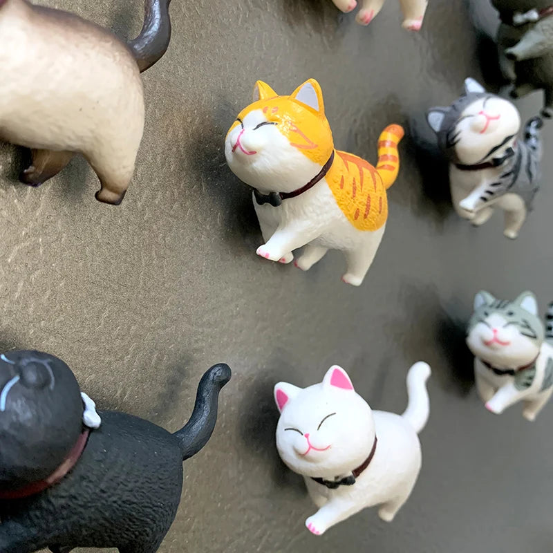 Surprise Meow™ – 3pcs 3D Cat Fridge Magnets | Random Styles & Adorable Designs for Cat Lovers