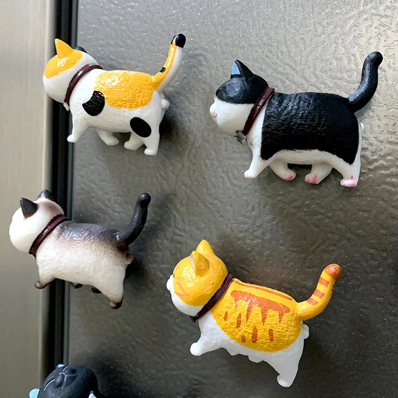 Surprise Meow™ – 3pcs 3D Cat Fridge Magnets | Random Styles & Adorable Designs for Cat Lovers