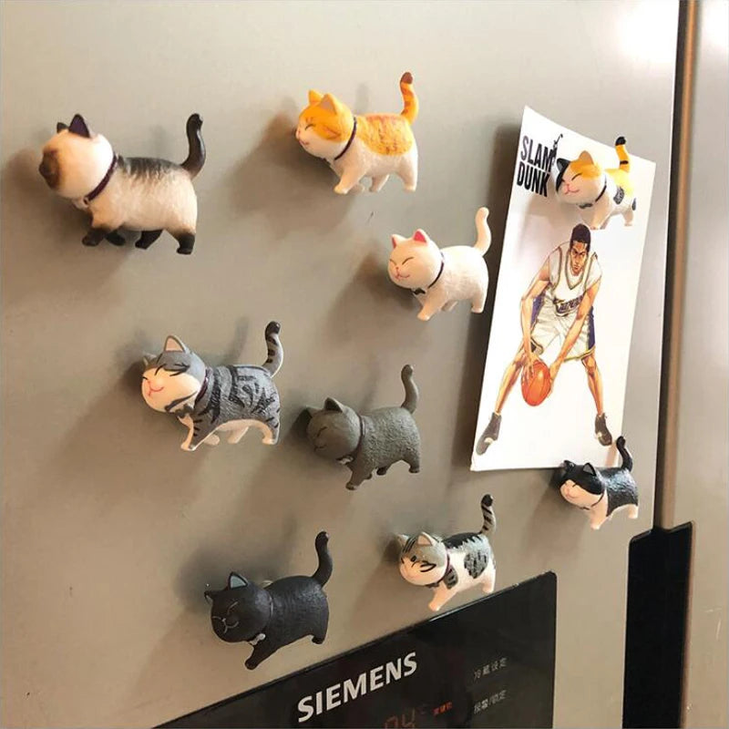Surprise Meow™ – 3pcs 3D Cat Fridge Magnets | Random Styles & Adorable Designs for Cat Lovers