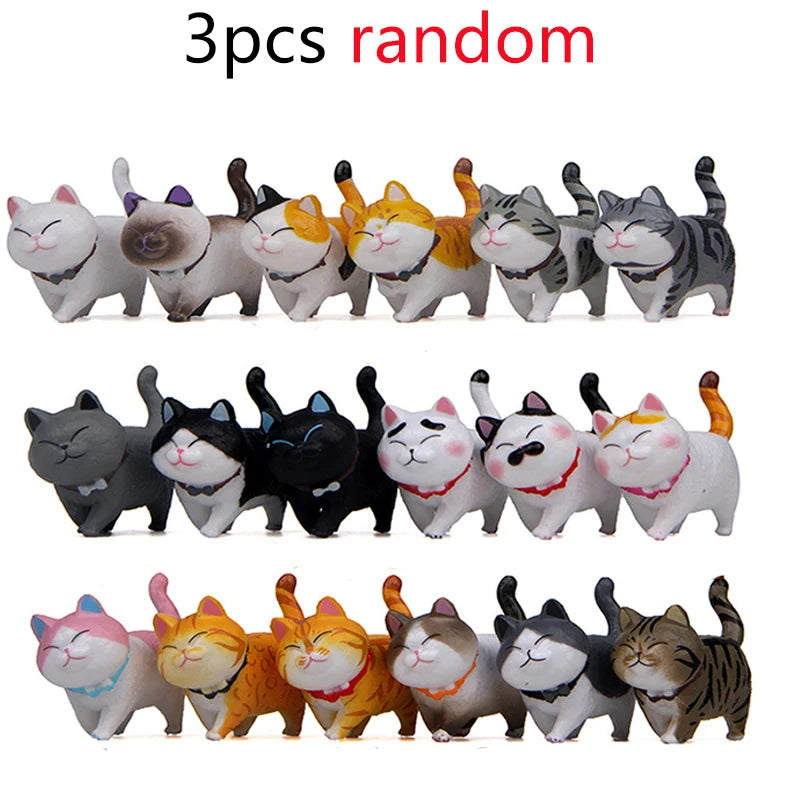 Surprise Meow™ – 3pcs 3D Cat Fridge Magnets | Random Styles & Adorable Designs for Cat Lovers