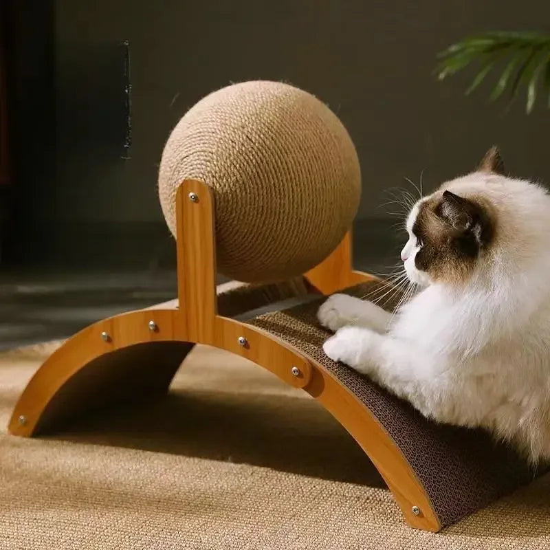 PurrPlay™ – Scratch & Roll Toy for Cats