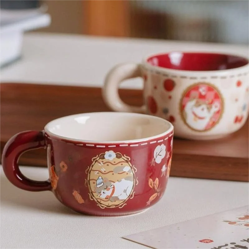 MeowLuck™ Vintage Ceramic Cup