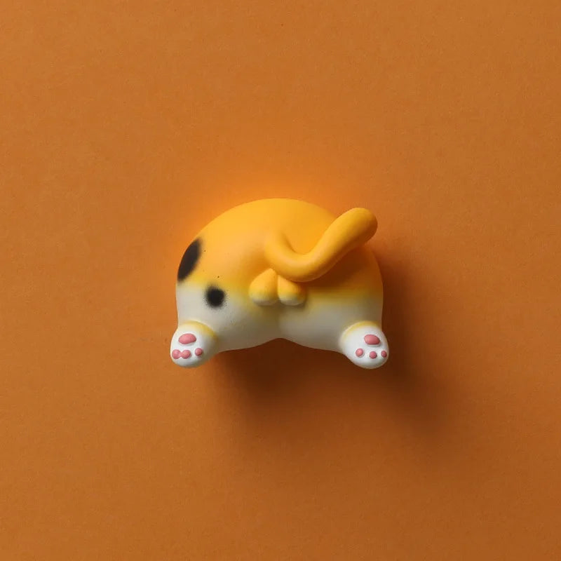 Kitty Butts™ – Funny Cat Butt Fridge Magnets Set | Cute Resin Decoration for Fridge & Office